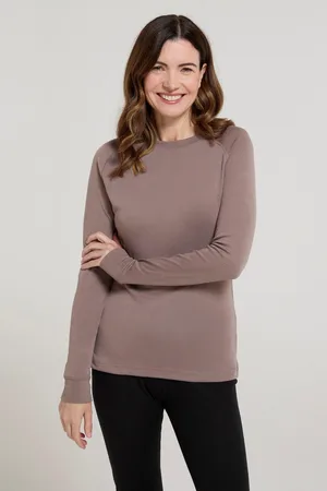 Mountain Warehouse Womens/Ladies Talus Long-Sleeved Top (Dark ) - Size 8 UK