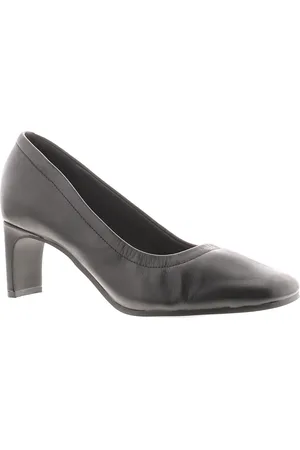 Clarks Womens Court Shoes Seren 55 Leather Slip On - Size UK 5