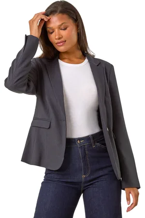 Roman Womens Tailored Single Breasted Blazer - - Size 14 UK