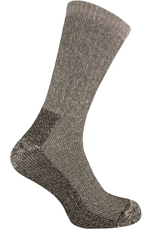 Sock Snob Mens 2 pack breathable cushioned heel and toe thermal wool hiking socks - - Size UK 6-11