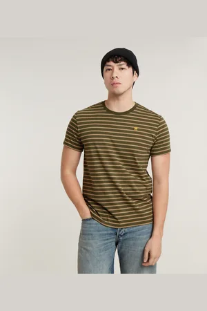 G-Star Mens G-Star RAW Stripe T-Shirt - Cotton - Size X-Small