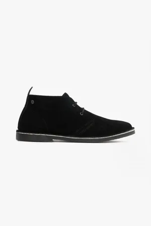 JACK & JONES BRAVO Mens Suede Desert Boots Mono - Size UK 10