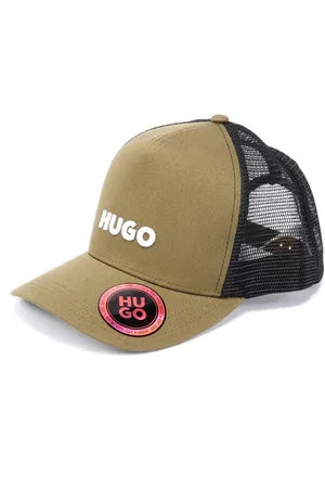 HUGO BOSS Marsel Trucker Cotton Mens Caps - One Size