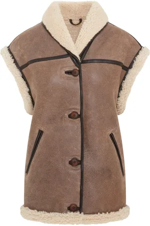 Infinity Womens Aviator Shearling Gilet - Chevak Sheepskin - Size 2XL