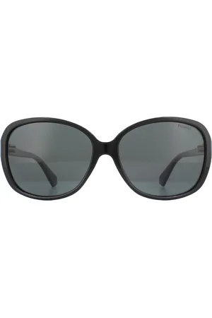 Polaroid Butterfly Womens Grey Polarized Sunglasses - One Size