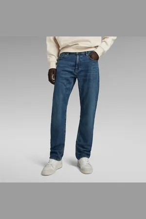 G-Star Mens G-Star RAW Mosa Straight Jeans - Leather - Size 26W/32L