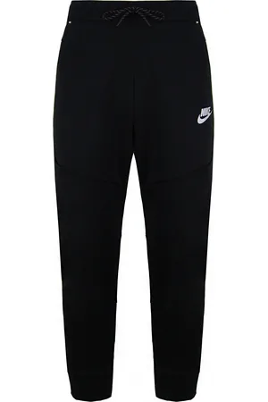 Nike Slim Fit Stretch Waist Logo Mens Reflective Trim Track Pants CU4500 Cotton - Size X-Large