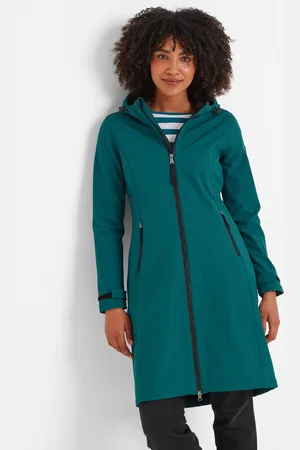Tog 24 Enya Womens Softshell Long Jacket Deep - Size 18 UK