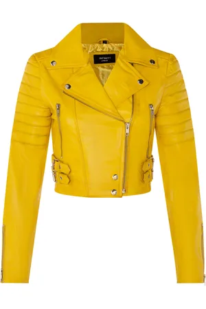 Infinity Womens Brando Cropped Jacket-Longtown - Lamb Leather - Size 22 UK