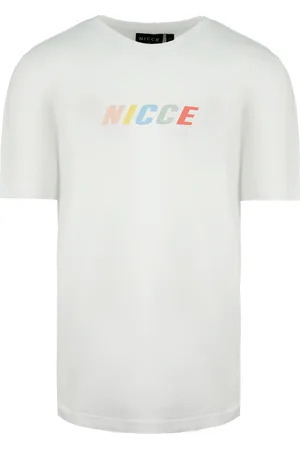 Nicce London Short Sleeve Round Neck Mens Myriad T-Shirt 211 1 09 09 0002 Cotton - Size X-Small