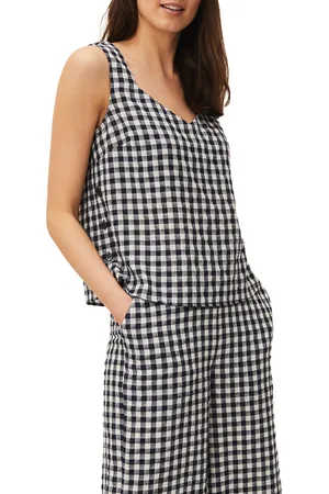 Phase Eight Womens Calandra Gingham Top - - Size 12 UK