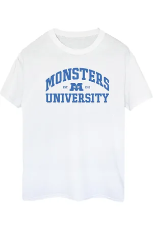Disney Womens/Ladies Monsters University Logo Cotton Boyfriend T-Shirt - Size 5XL