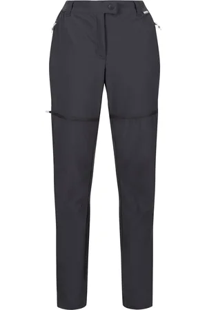 Regatta Womens/Ladies Mountain Zip-Off Trousers (Seal ) - Size 18 Short