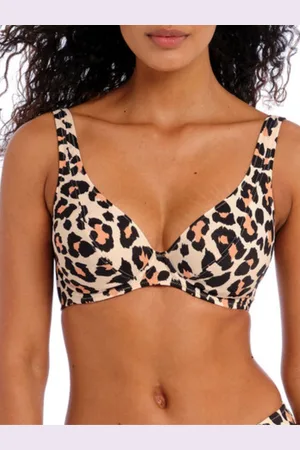 Freya Womens Animal Instinct High Apex Bikini Top - Polyamide - Size 28DD