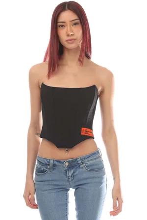 Heron Preston Womens Zip Corset Top in - Size 10 UK