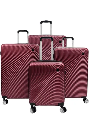 Infinity Unisex Hard Shell ABS Suitcase Luggage Set of 4 - - One Size