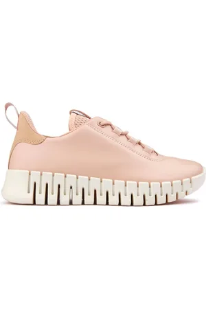 Ecco Womens Gruuv Trainers - Leather - Size UK 3.5