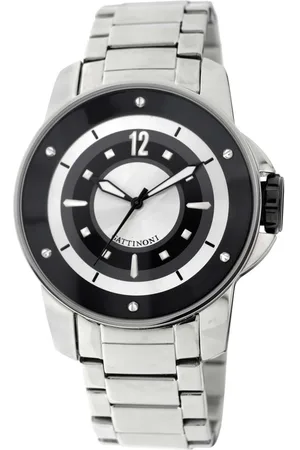 Gattinoni : Mens Draco Black Watch - Stainless Steel - One Size