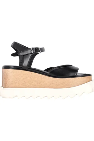 Stella McCartney Pre-owned Womens Elyse Platform Sandals in Faux Leather - Size EU 35