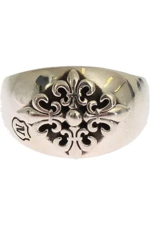 Nialaya Mens Crest 925 Sterling - Size U 1/2