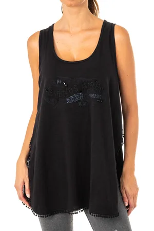 La Martina Womens tank top and round neck LWR303 - Cotton - Size Small