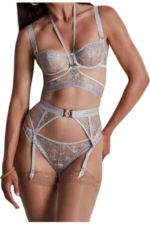 Aubade Womens Magnetic Spell Suspender - Polyamide - Size Large