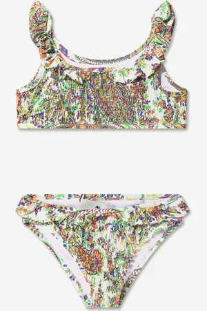 Etro Girls Floral Paisley Bikini in - Size 4Y