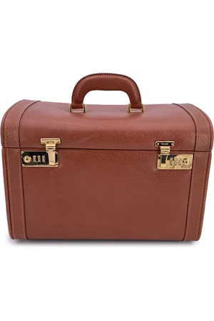 Gucci Pre-owned Womens Vintage Leather Luggage - - One Size