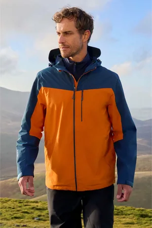 Mountain Warehouse Mens Brisk Extreme Colour Block Waterproof Jacket - Size 2XL
