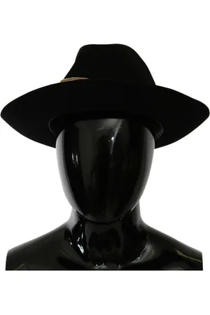 Dolce & Gabbana Womens Wide Brim Panama Fedora Hat - - Size 57 cm