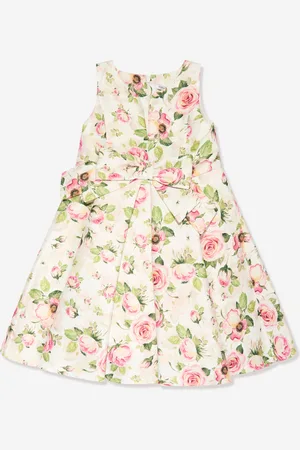 Mama Luma Girls Flower Dress in - Size 9-10Y
