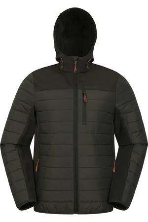 Mountain Warehouse Mens Turbine II Softshell Padded Jacket ( Green) - Size Medium