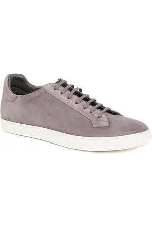 JONES BOOTMAKER Mens Simon Suede Trainers - - Size UK 7