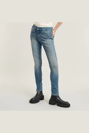G-Star Womens G-Star RAW Lhana Skinny Split Jeans - Cotton - Size 27W/32L