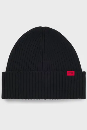 HUGO BOSS Xola Mens Beanie - Wool - One Size