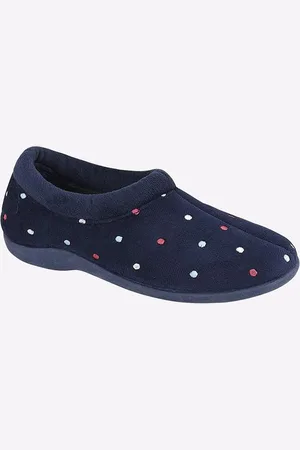 Sleepers Sophie Full Collar MEMORY FOAM Womens - Velour - Size UK 7