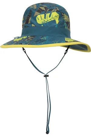 Mountain Warehouse Childrens Unisex Childrens/Kids Printed Water Resistant Sun Hat (Petrol) - - Size Medium