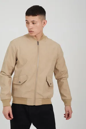 Brave Soul Mens Lightweight Bomber Jacket - Size Medium