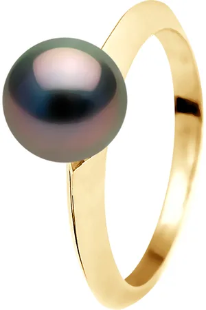 Diadema Womens - Ring - Tahitian Pearl - Yellow Gold - - Size K