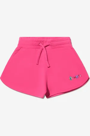 OFF-WHITE Girls Cotton Monster Logo Shorts - - Size 8Y