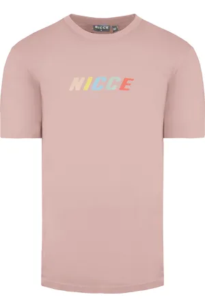 Nicce London Round Neck Short Sleeve Mens Myriad T-Shirt 211 1 09 09 0339 Cotton - Size Large