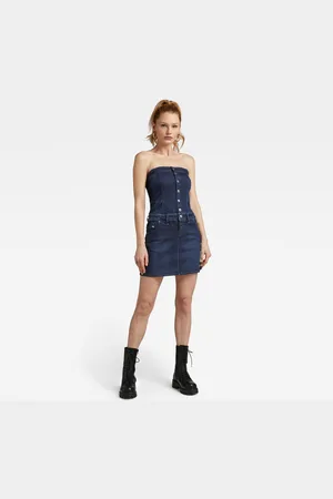 G-Star Womens G-Star RAW Y2K Denim Dress - Cotton - Size Large