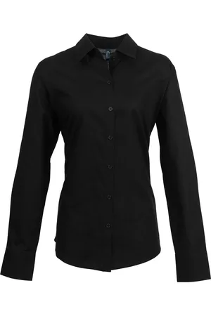 Premier Womens/Ladies Signature Oxford Long Sleeve Work Shirt - Size 26 UK
