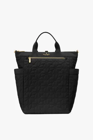 Kate Spade Womens Flower Quilted Poly Medium Convertible Backpack - - One Size