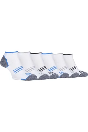 Storm Bloc 6 Pairs Mens Breathable Cushioned Sole Running Low Cut Trainer Socks - Cotton - Size UK 6-11