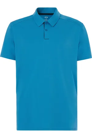 Oakley Divisional Button Up Mens Golf Polo Shirt 433690 6CS Cotton - Size Small