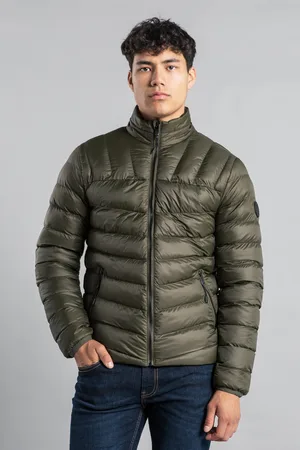 Tokyo Laundry Mens Padded Funnel Neck Full Zip Jacket - Size Medium