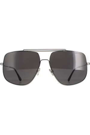 Tom Ford Aviator Mens Ruthenium FT0927 Liam Sunglasses Metal - One Size