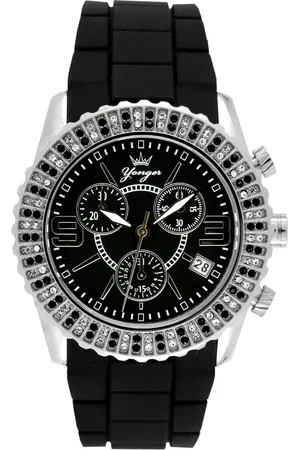 Yonger & Bresson Womens and Dial Band Watch Rubber - One Size