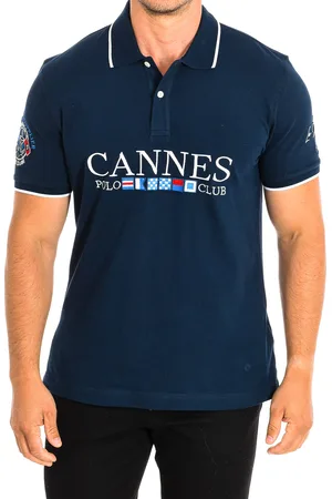 La Martina Mens Short Sleeve Polo TMP614-PK001 man - Cotton - Size Large